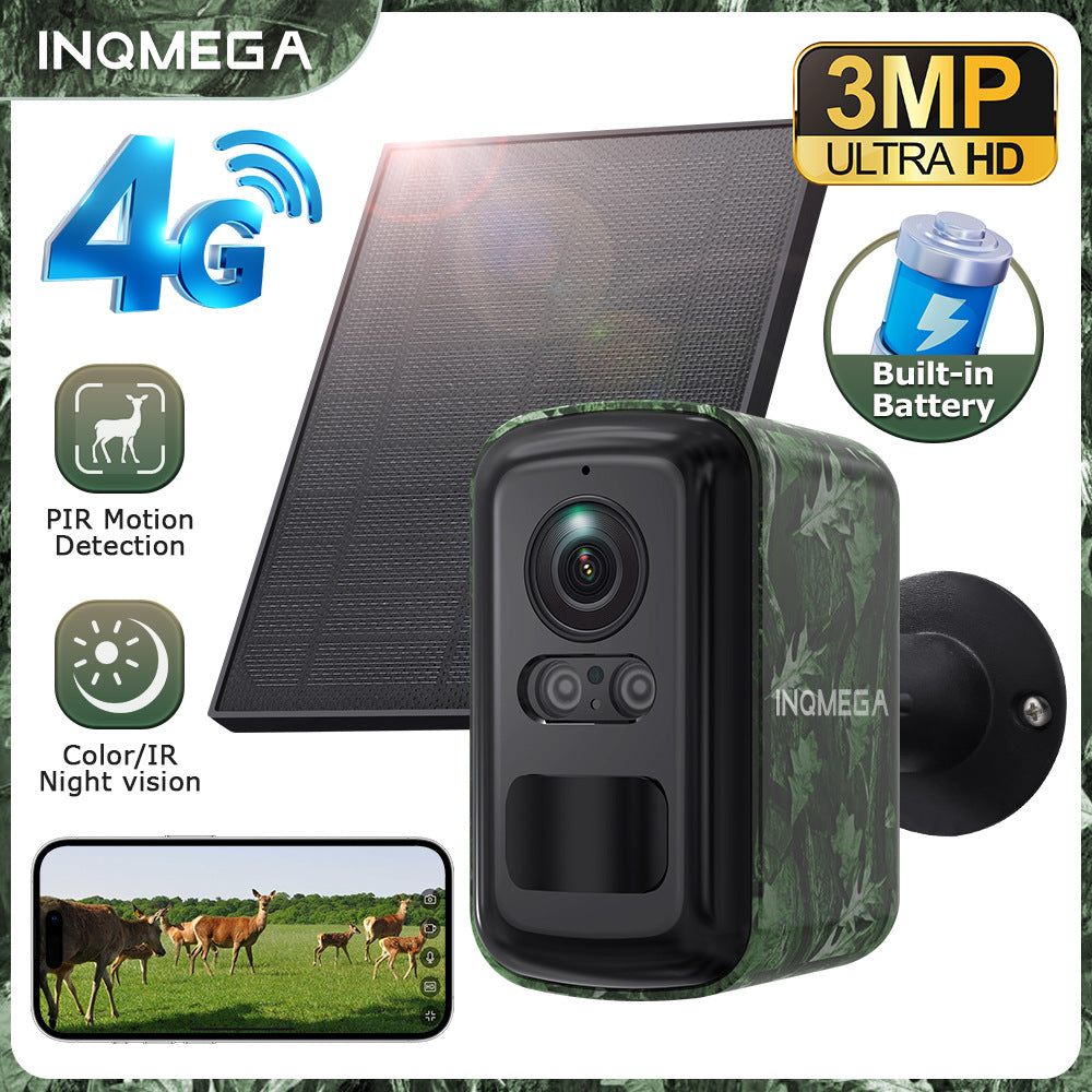 Exclusive Supply4G Solar Camera Outdoor Camouflage Battery Camera3MP High Definition Full Color Night Vision Surveillance