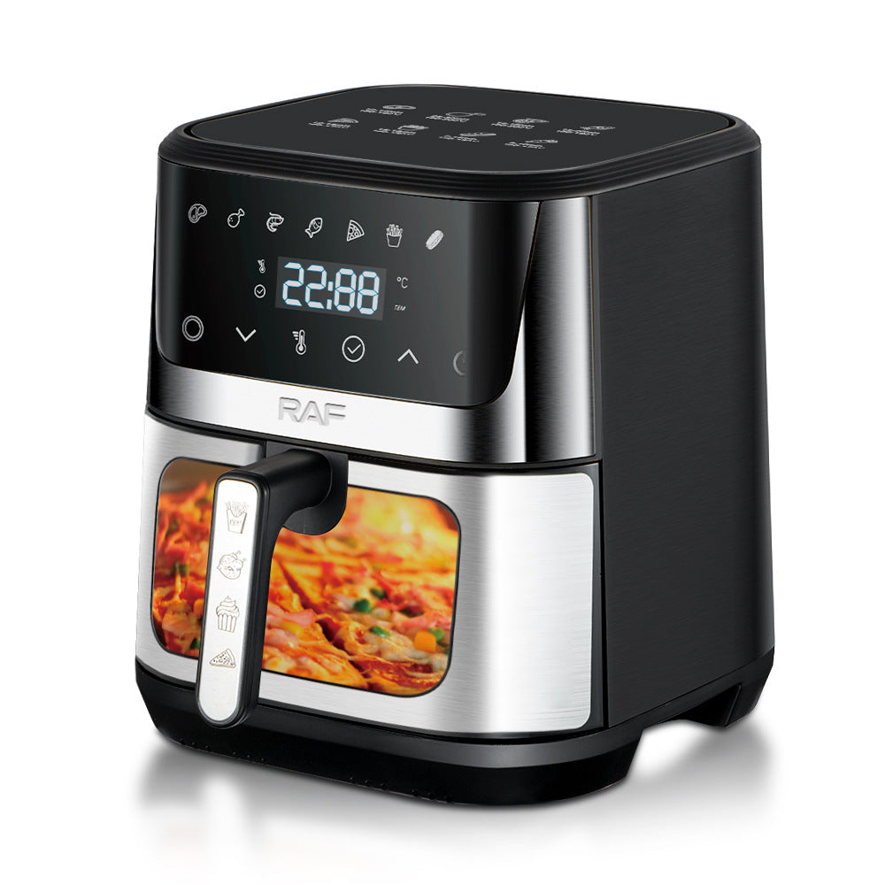 RAF European Standard Large Capacity Air Fryer8.5L Multifunctional Household Electric Deep Fryer with Visual Intelligent Touch Screen
