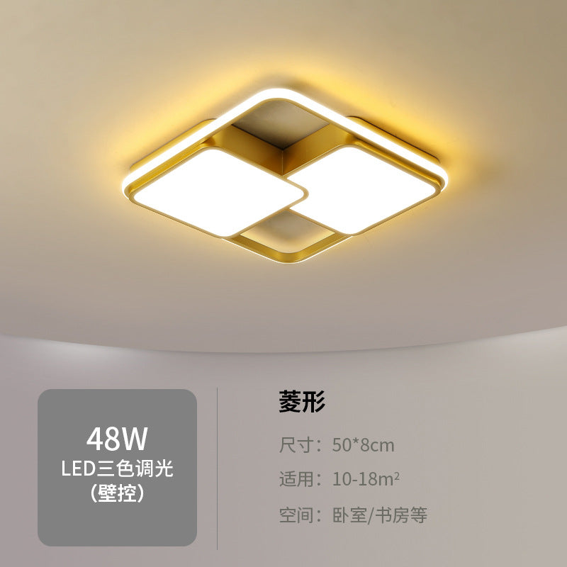LED Ceiling Light Modern Simple gold Round Dining Room Master Bedroom Cozy Simple Book Children's Room Living Room Light