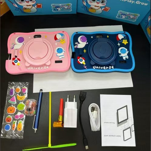 Popular Q88Tablet Pc7Inch Screen WIFI Quad-core student children's learning tablet with protective case