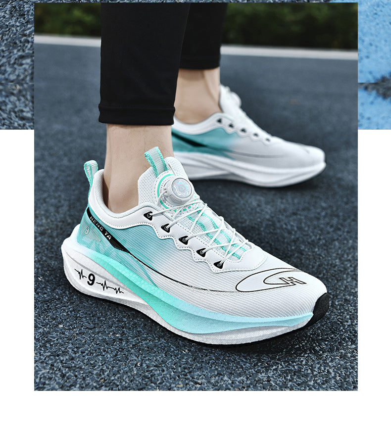 Red Rabbit9pro Racing Carbon Plate Running Shoes Breathable Mesh Sports Training Shock Absorption for Older Children and Adults Non-Slip Athletic Shoes