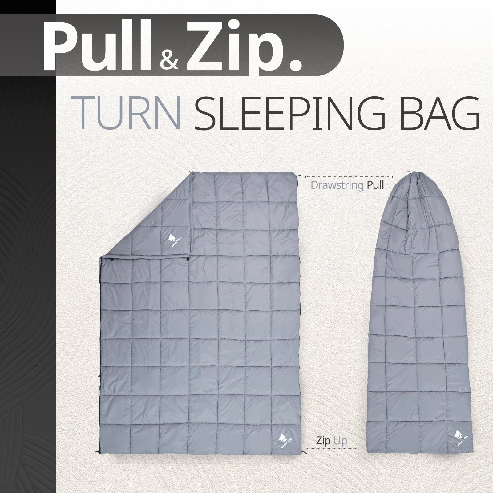 Adult Camping Sleeping Bag Blanket Winter Camping Travel Down Quilt Home Ultra-light Nap Warm Blanket