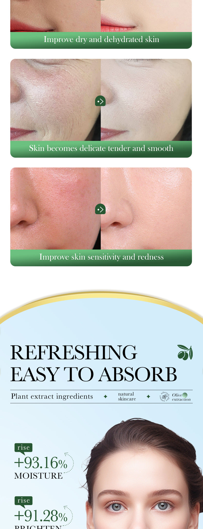 Cross-border Lotion150ml Olive Oil Nourishing Lotion Skin Brightening and Rejuvenating Lotion Wholesale from Foreign Trade Manufacturer