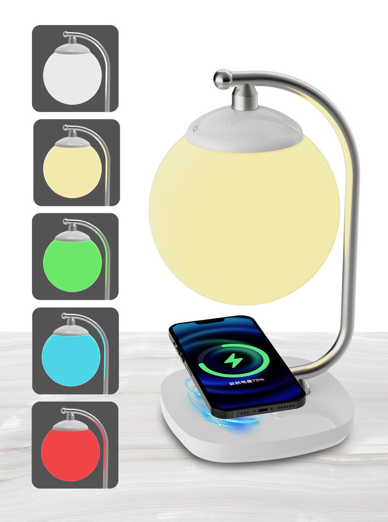 Moon15w Radio Outdoor Camping Atmosphere Lamp Bedroom Table Lamp Bedside High-end Eye Protection Night Light