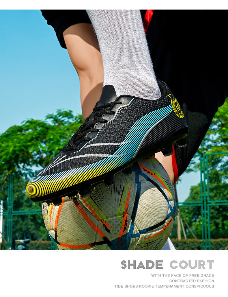 New professional football shoes for men and women teenagers TF Broken Nail AG Long Spike Lightweight Wear-Resistant Competition Training Shoes