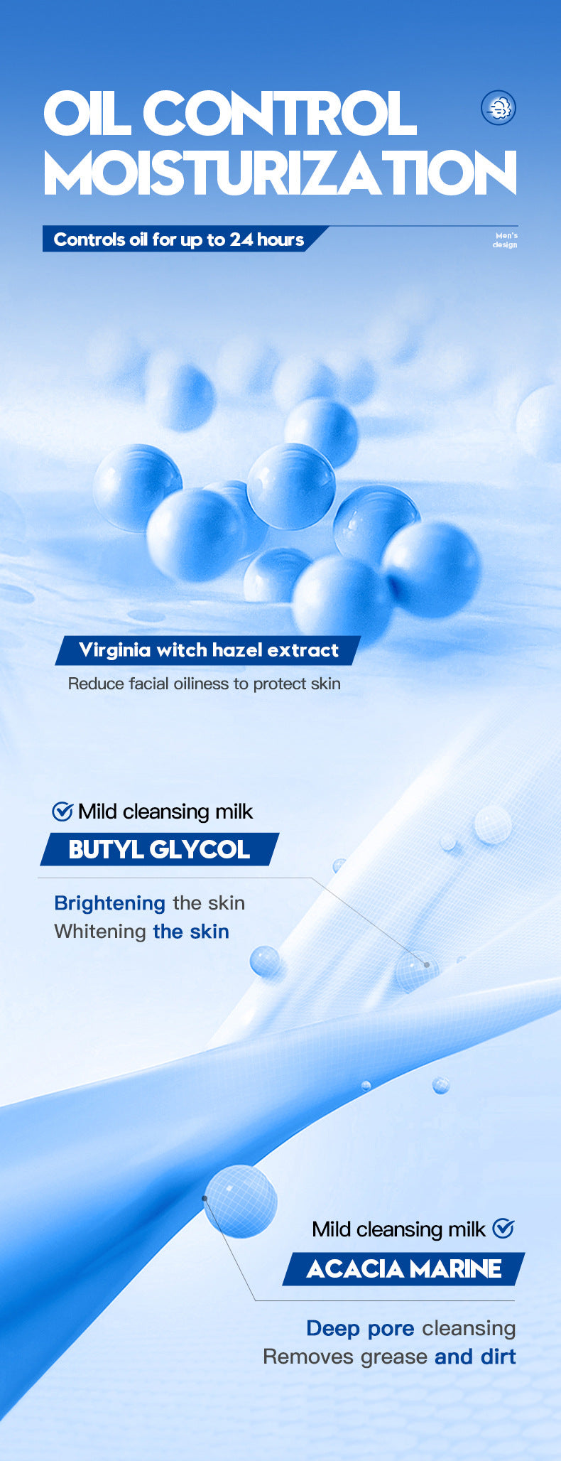 Amino Acid Gentle Cleanser SADOER Clean Face Clean Facial Cleanser Cross-Border Wholesale