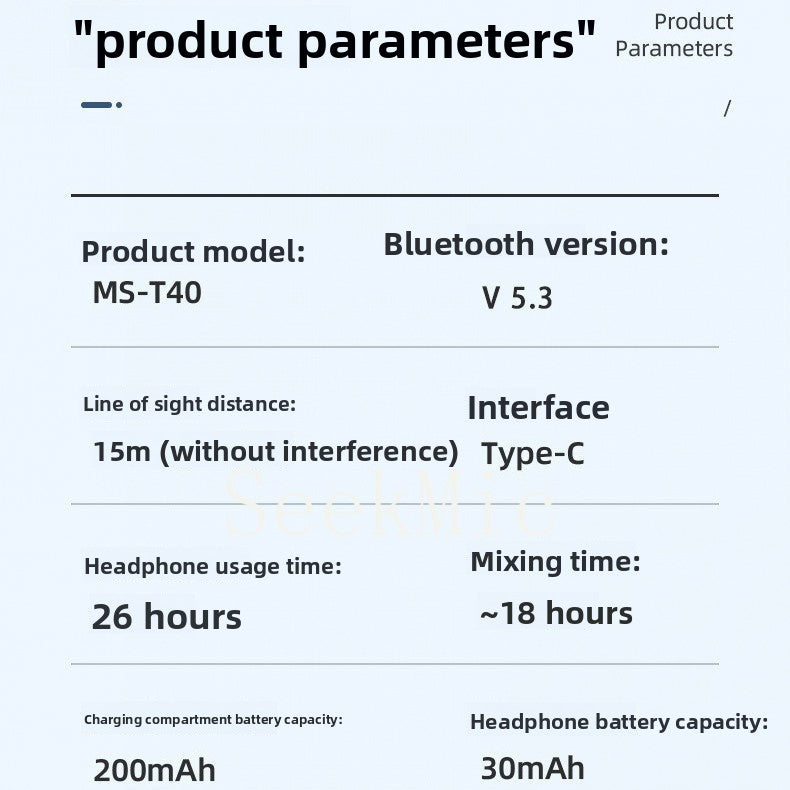 Factory Direct Touch-Control Ear-Hook Headphones Long Battery Life High-Quality Sound Wireless Bluetooth Headphones Support Customization