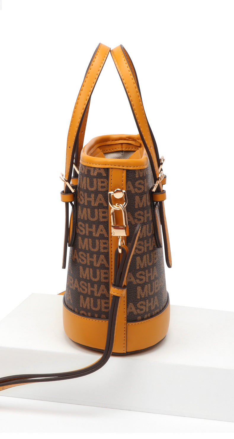 Women's Bag New Trendy Fashion Casual Vintage Bucket Bag Retro Handbag Unique Stylish Crossbody Bag