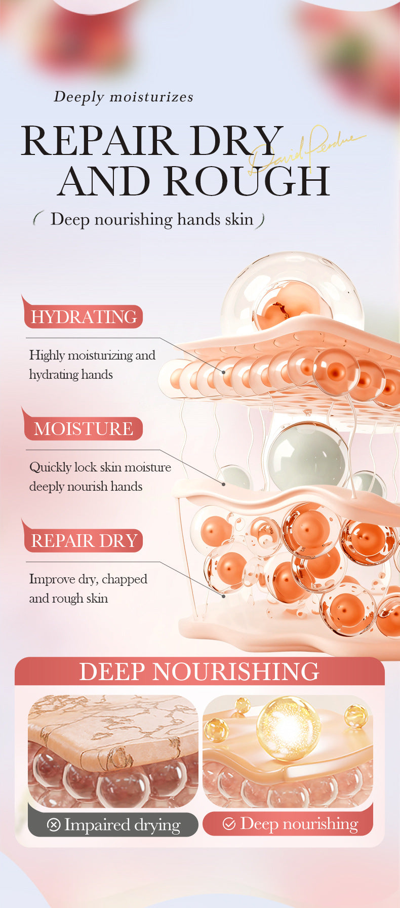 Full English Strawberry Cake Nourishing Hand Cream BIOAOUA Autumn and winter moisturizing hand cream  foreign trade wholesale