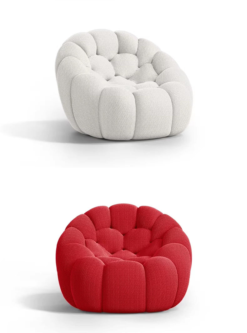 Nordic Minimalist Designer Bubble Sofa Single Double Three Person Complete Roche Bobois Personalized Villa Compressed Football Sofa Shipping and tax not included