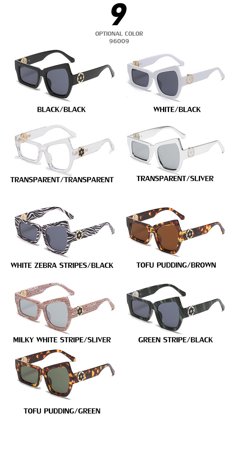 European and American Steampunk Sunglasses Unique Irregular Outdoor Sun Protection Sunglasses for Men High-end Glasses Wholesale