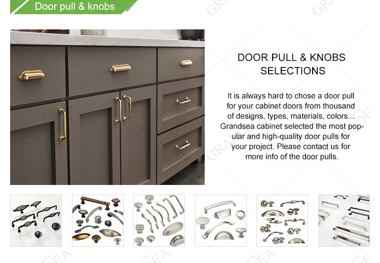 Free Design China Made Ready to Assemble Modular Kitchen Cabinet Furniture Modern Black Kitchen Cabinets Wooden