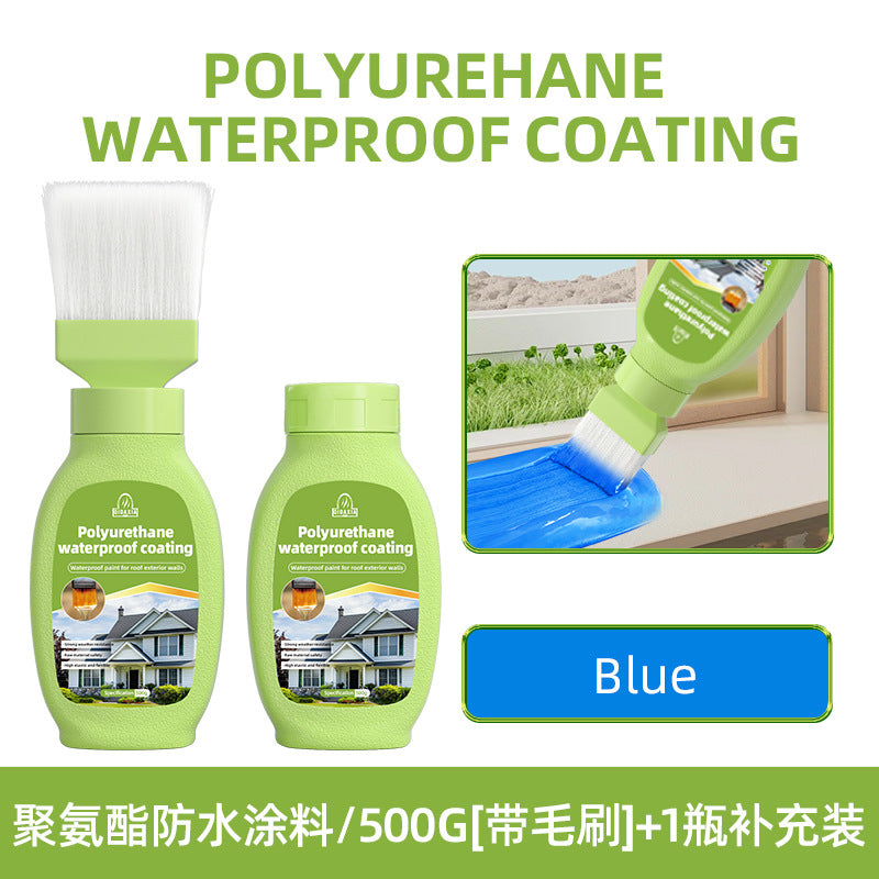 Water-Based Polyurethane Multi-Color Waterproof Leak Repair Roof Waterproof Glue Coating Brush House Leak Coating Sealant