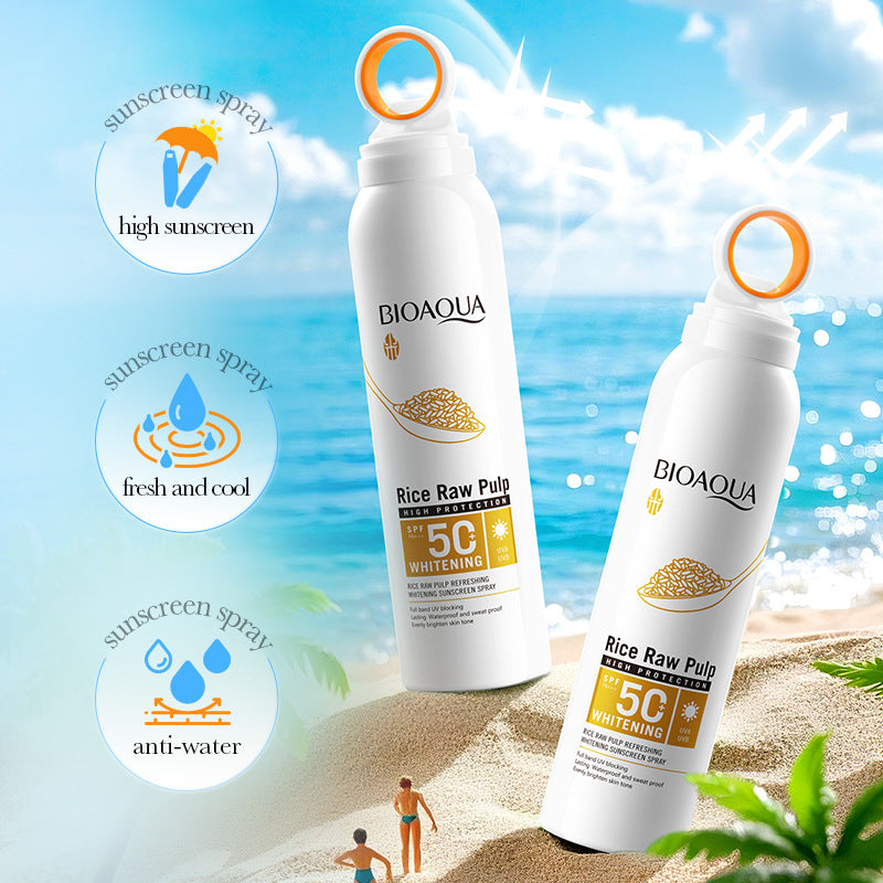 Cross-border Sunscreen Spray Product SPF50+ Anti-UV Sunscreen Export Manufacturer Wholesale
