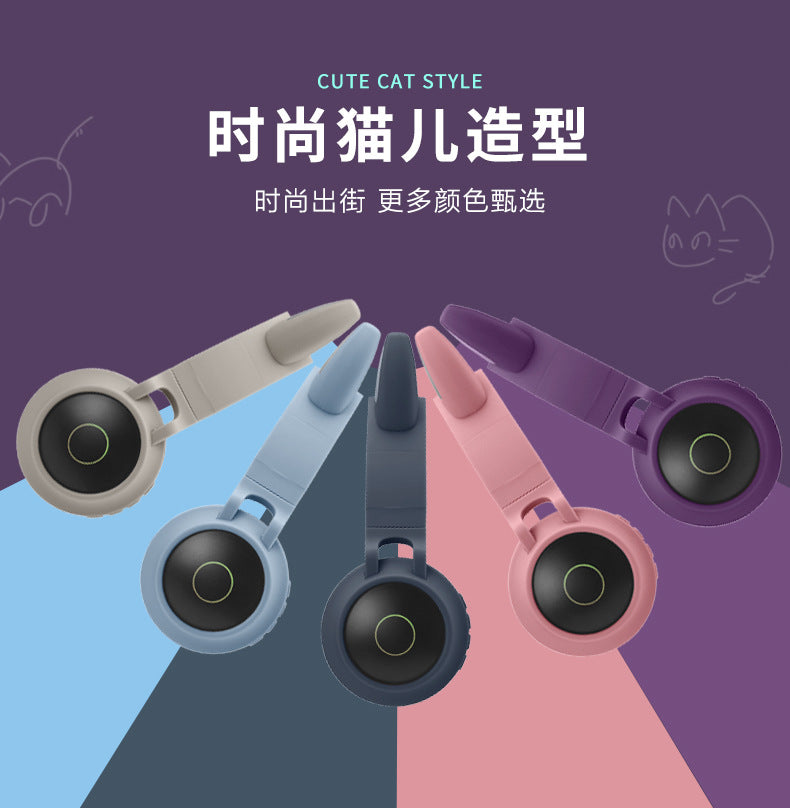 Hot-selling Wireless Bluetooth Cute Over-ear Headphones with Long Battery Life
