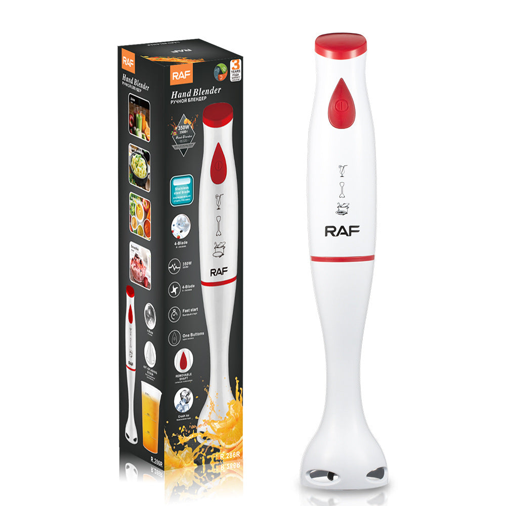 RAF European Standard Electric Stainless Steel Cooking Stick Household Handheld Blender Baby Food Mixer R.286