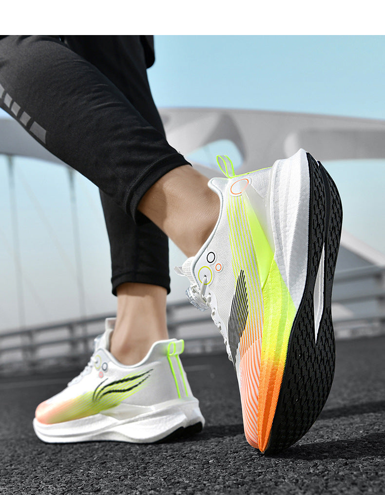 New Chitu Professional Training Running Shoes for Men, Shock Absorption, Racing Carbon Plate Shoes, Couple Style, Non-Slip, Wear-Resistant Sports Shoes