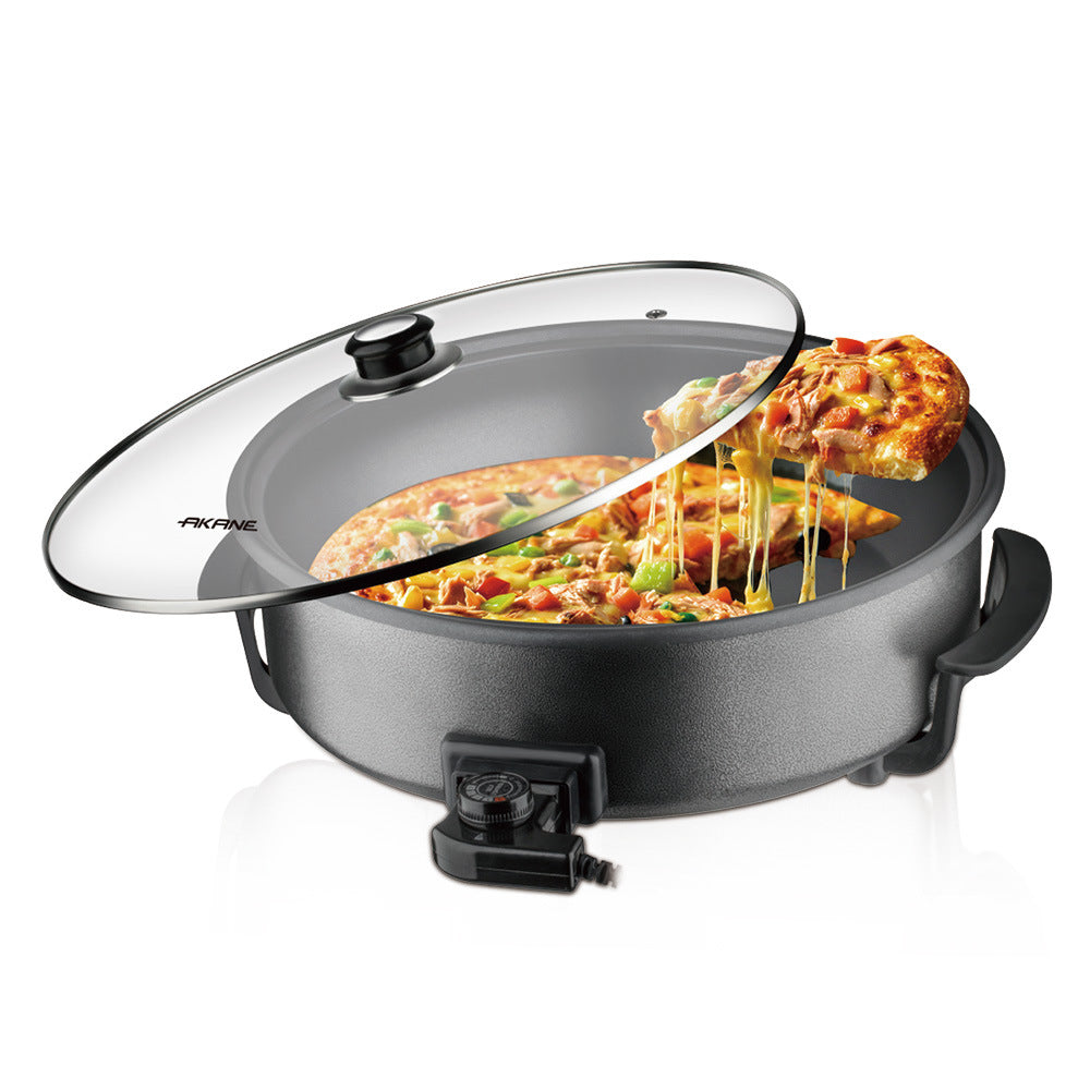 RAF European Standard Household Multifunctional Pizza Maker Multifunctional All-in-One Electric Frying Pan Electric Hot Pot Non-Stick Electric Hot Pot