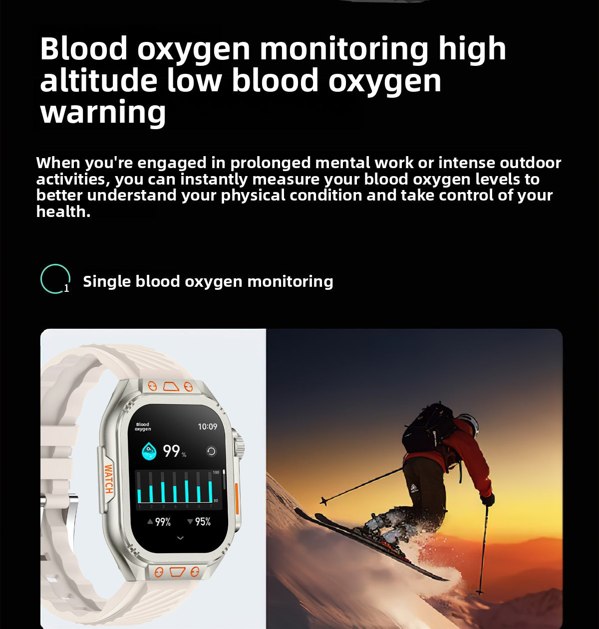 ZW10 Max Smart Watch Bluetooth Call True Heart Rate Step Sleep Monitor Flashlight Outdoor Three-Proof Sports