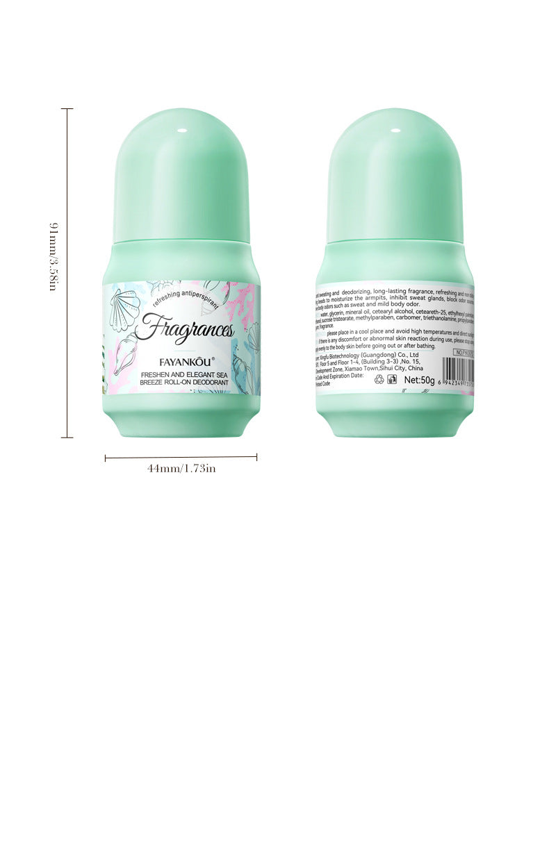 Full English Antiperspirant50g FAYANKOU Deodorant with Long-lasting Fragrance, Refreshing Antiperspirant Roll-on,  Wholesale