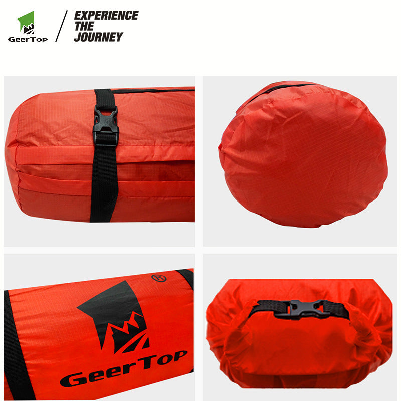 Jituo Tent Polyester Round Bottom Drawstring Storage Bag Thickened Waterproof Portable Outdoor Camping Tent Storage Bag