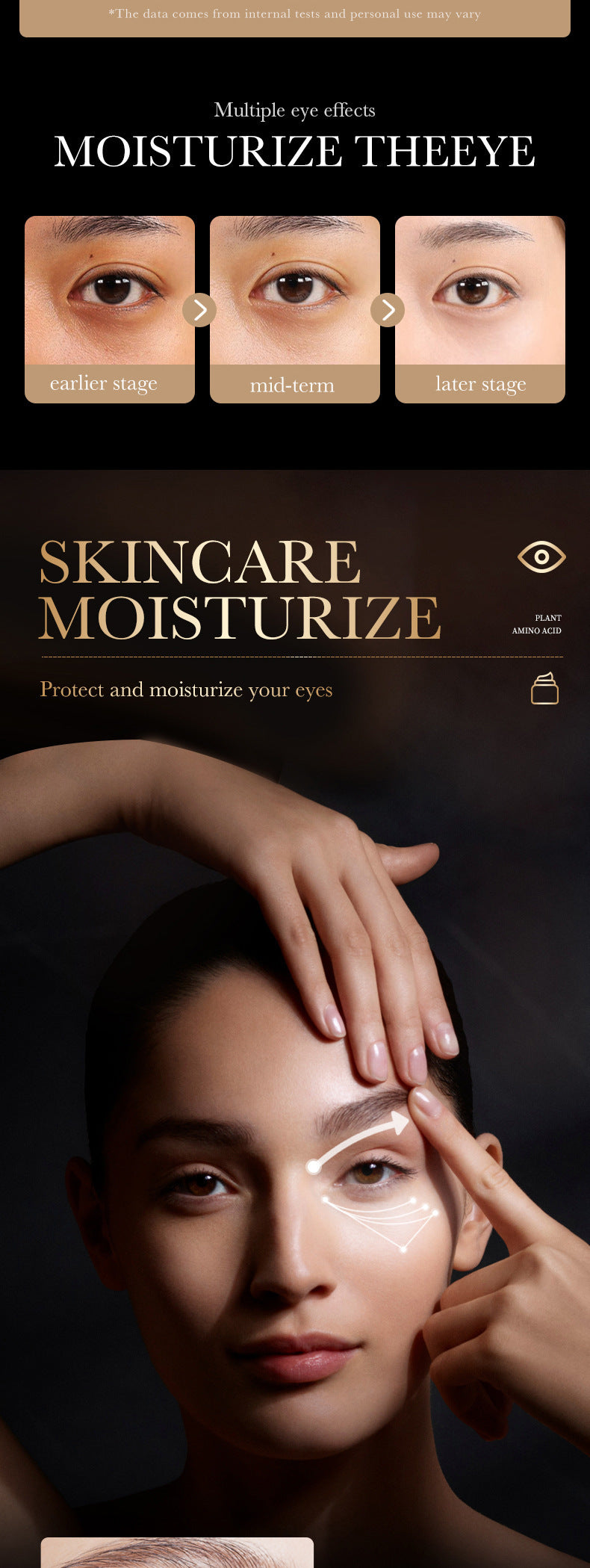 Full English Snake Venom Peptide Eye Cream SADOER Hydrating and Moisturizing Improves Dark Circles, Eye Bags, and Eye Wrinkles  Wholesale