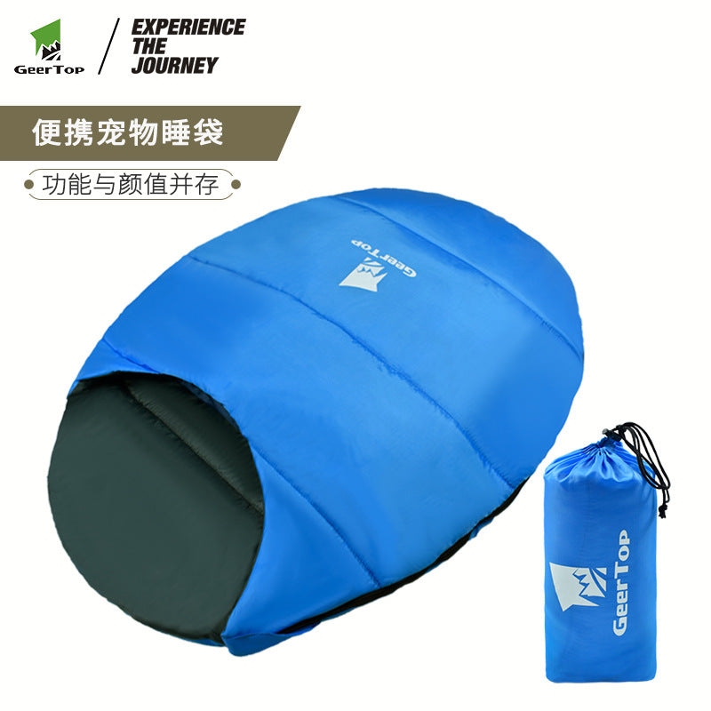 Wholesale Pet Warm Sleeping Bag Outdoor Beach Camping Portable Mummy Lightweight Waterproof Winter Pet Sleeping Bag