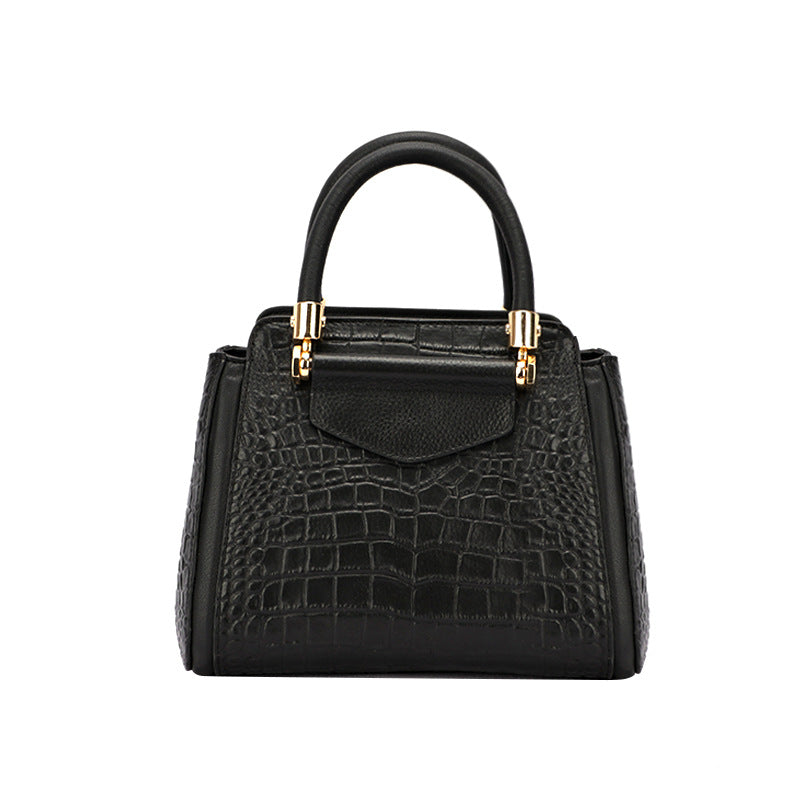 2024New Year's Fashionable and Elegant Crocodile Pattern Single Shoulder Handbag for Women
