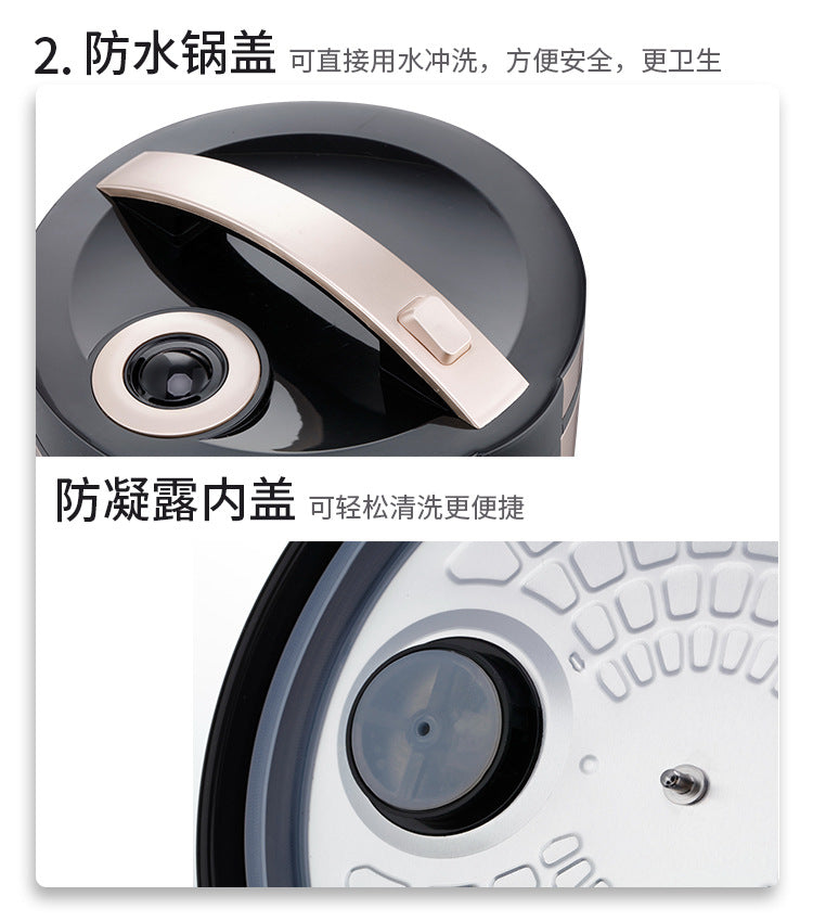 RAF European Standard Rice Cooker Smart6L Fully Automatic Health-Preserving Household Stainless Steel Rice Cooker Multi-Functional