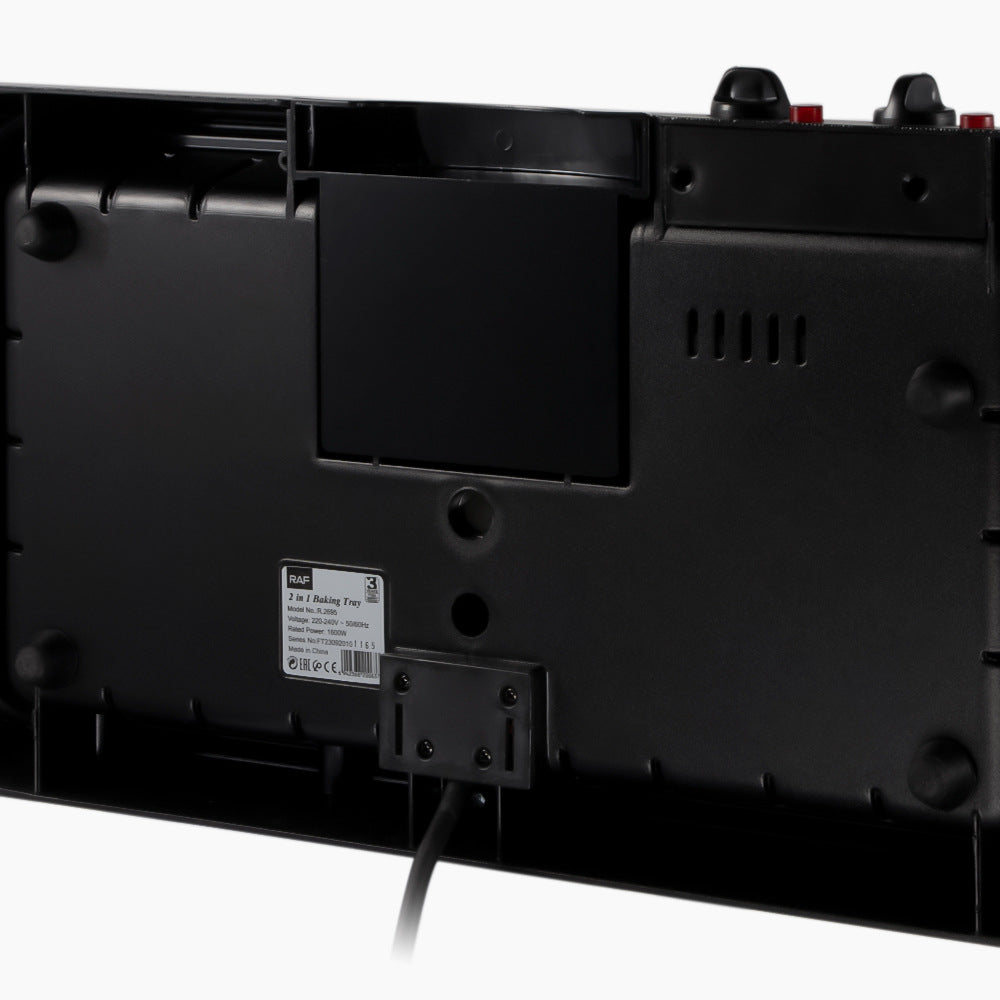 RAF European Standard Grilling Steak Device Double-Sided Constant Temperature Iron Plate BBQ Meat Machine Professional Steak Machine for Home Use R.2695