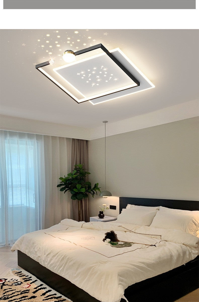 Modern minimalist living room led Ceiling Lamp2024New style main hall lamp wrought iron bedroom lamp high-end dining room lamp