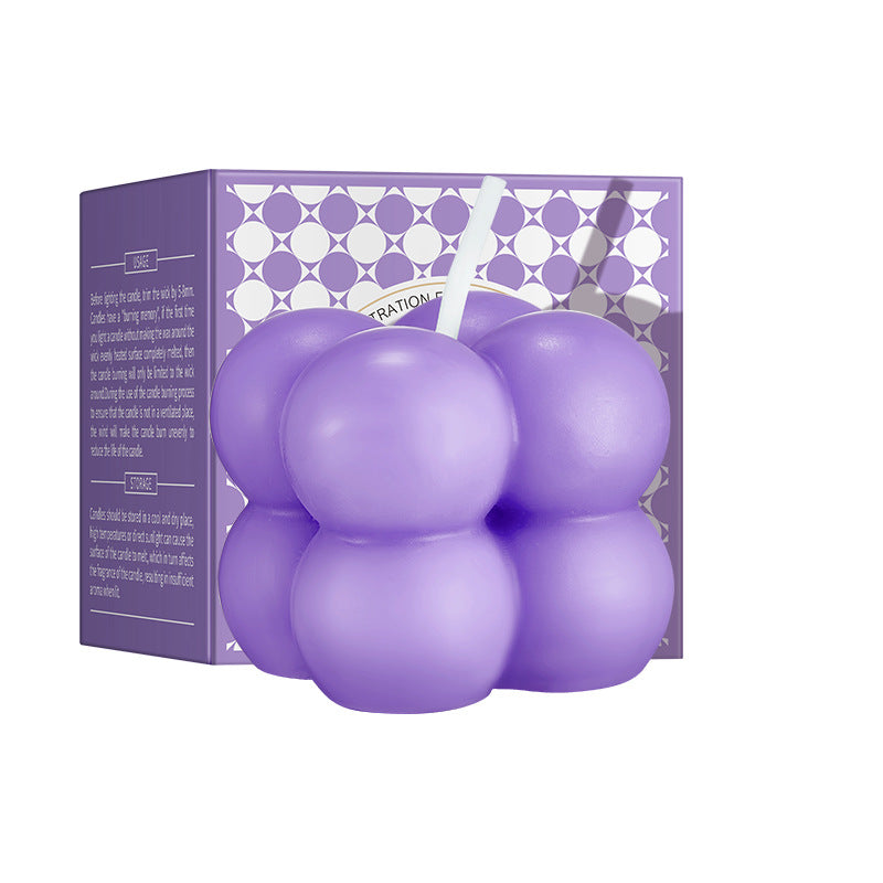 Magic Cube Scented Candle SADOER Celebration Birthday Party Multicolor Birthday Candles Cross-Border Wholesale