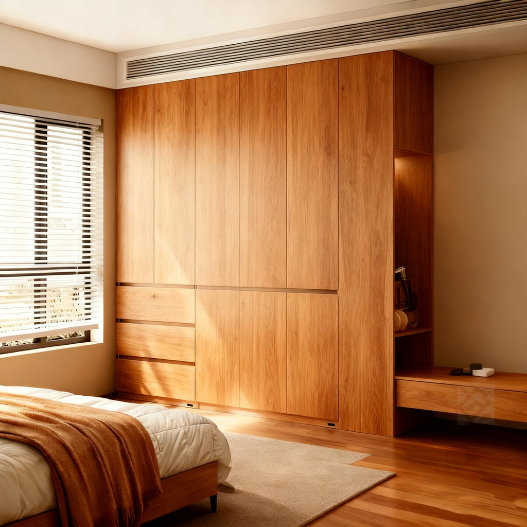 Whole House Custom Honeycomb Aluminum Alloy Wardrobe Large Capacity Home Bedroom Storage Integrated Closet Source Manufacturer