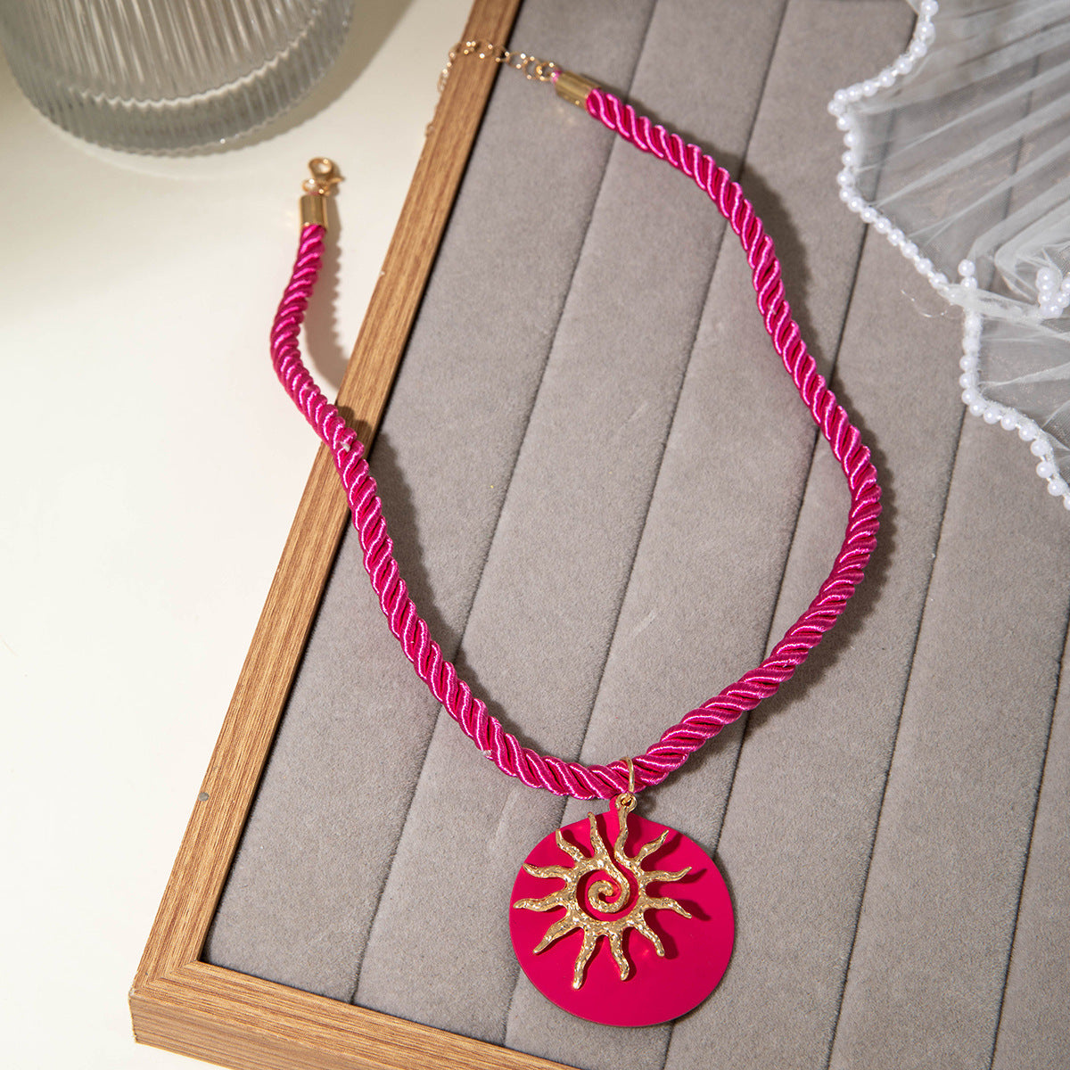 European and American Metal Ocean Style Starfish Pendant Necklace Jewelry Personality Exaggerated Star Beach Vacation Necklace for Women