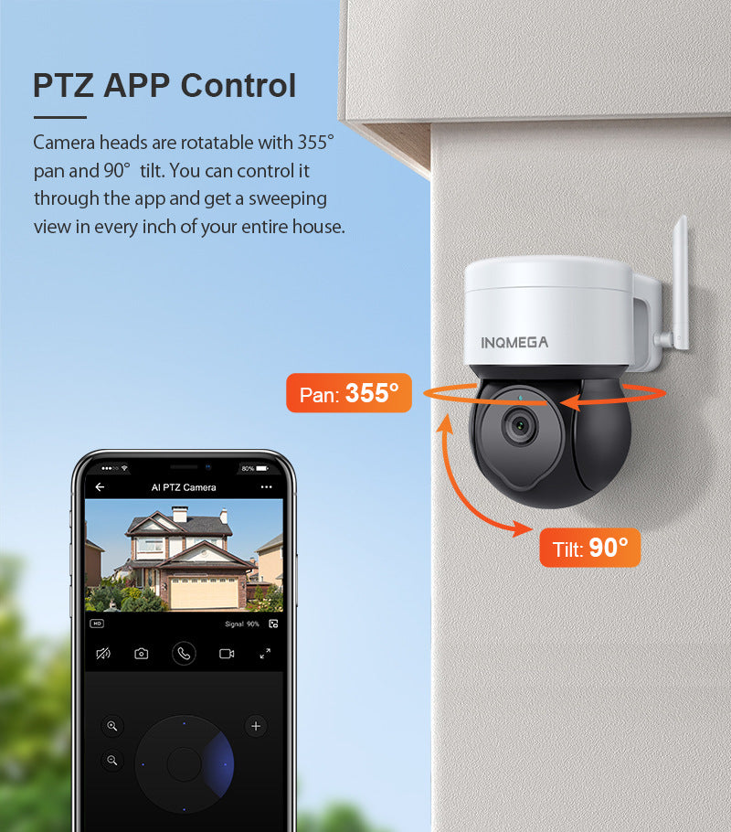 Factory Private Model Tuya Camera500High Definition Surveillance Dome Camera with Night Vision WiFi Graffiti IP66