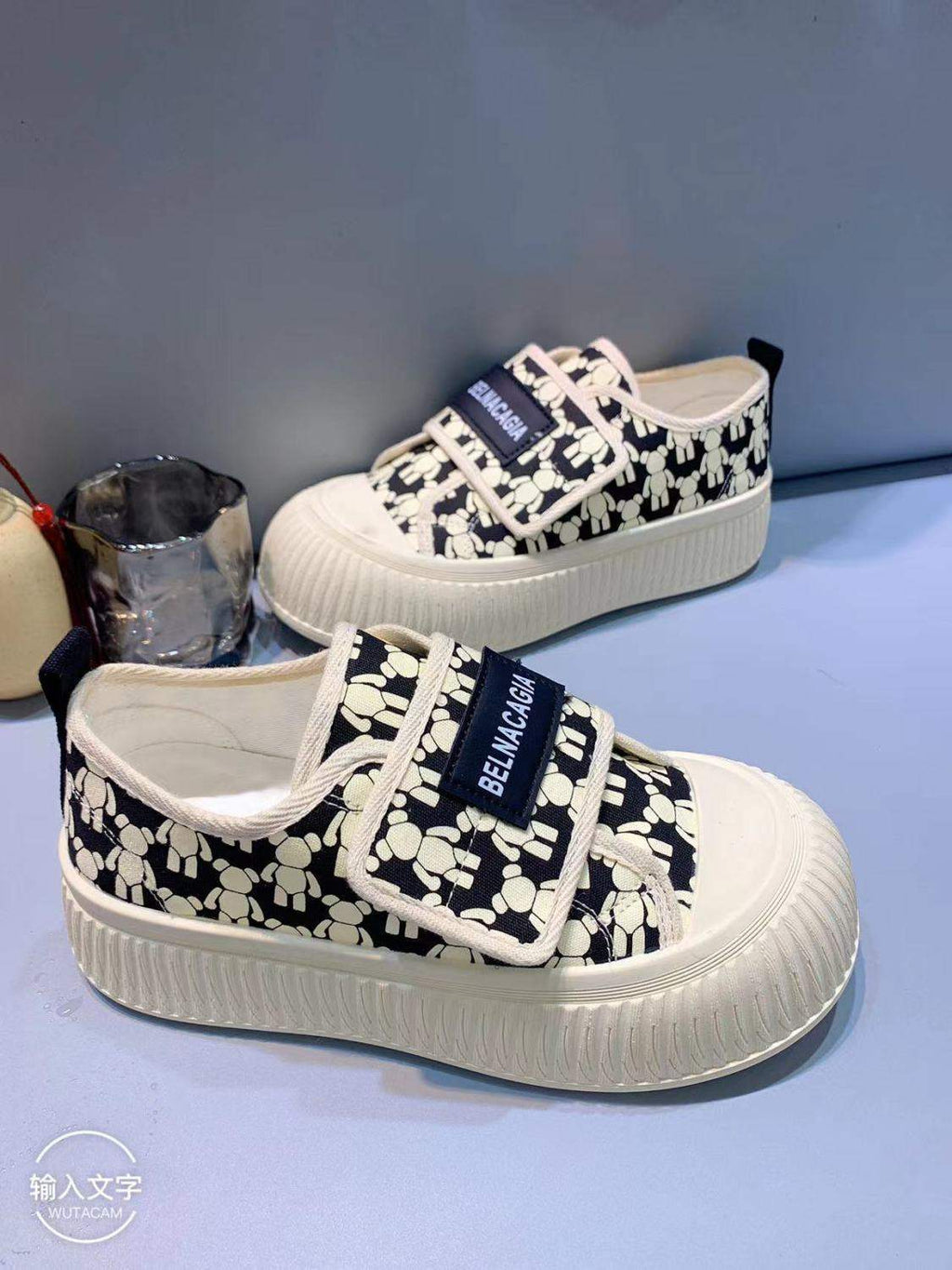 2025Platform Shoes Casual Shoes Sneakers New Trendy Outdoor All Black39Code,40In Stock