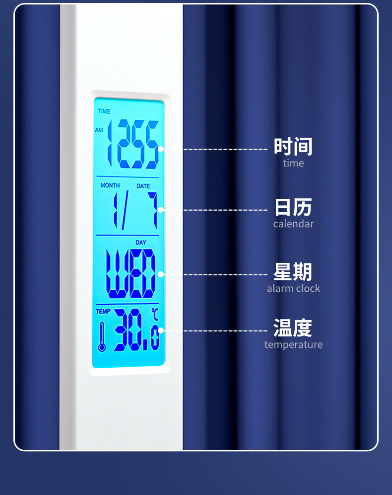 Folding desk lamp with calendar clock alarm clock15W Wireless Fast Charging Touch Dimming Bedroom Eye Protection Reading Lamp Customization