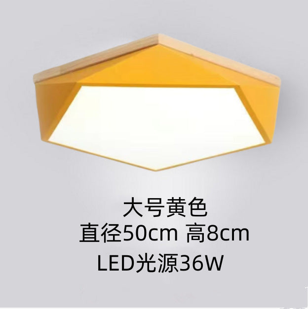 Nordic Bedroom Lamp Simple Modern Creative Macaron led Ceiling lamp for master bedroom, children's lamp, bedroom lamp