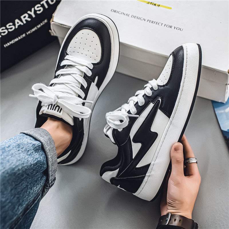 Men's Trendy Shoes2025New American Retro Niche Casual Sneakers ins Internet Celebrity Versatile White Sneakers