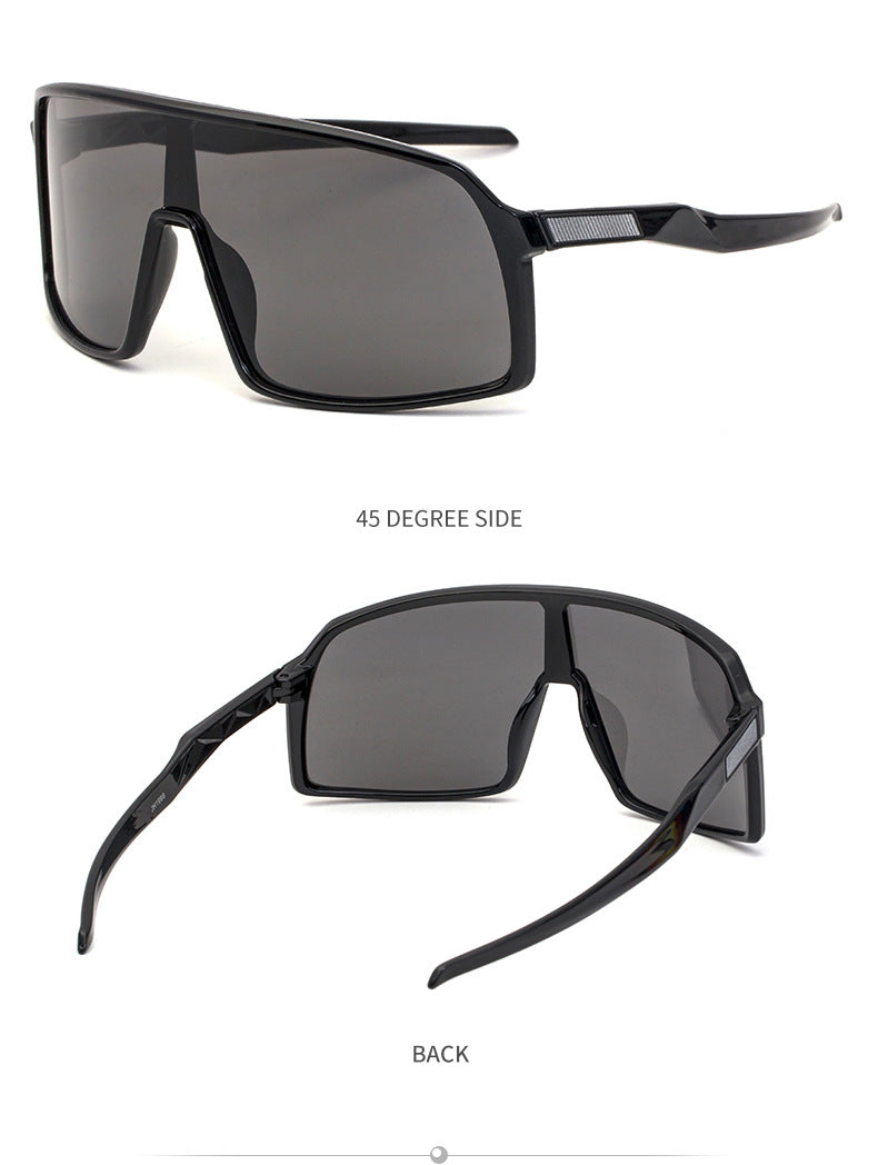 New Colorful Cycling Glasses for Men1998One-piece sunglasses European and American fashion outdoor sports sunglasses