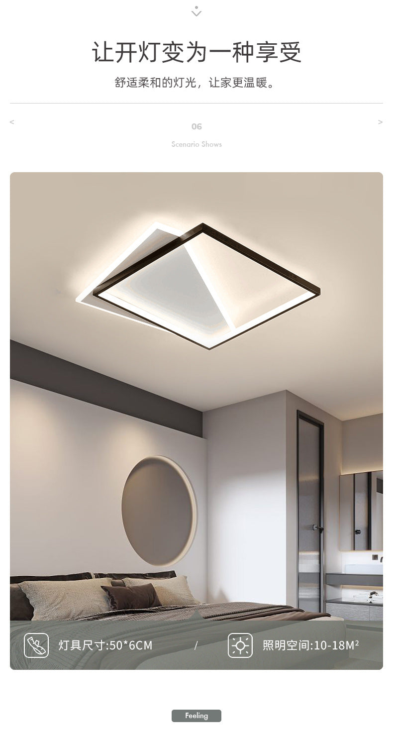 Bedroom Light Full Spectrum New Model Internet Celebrity led Ceiling lamp room light living room master bedroom lighting modern minimalist fixture