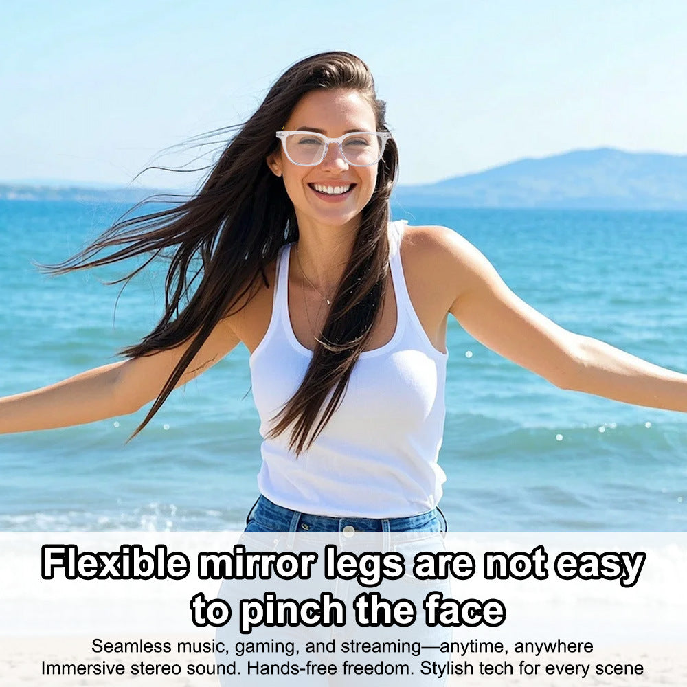 Smart Glasses Bluetooth Glasses Sunglasses Polarized Anti-UV Anti-Blue Light Listening to Music and Talking