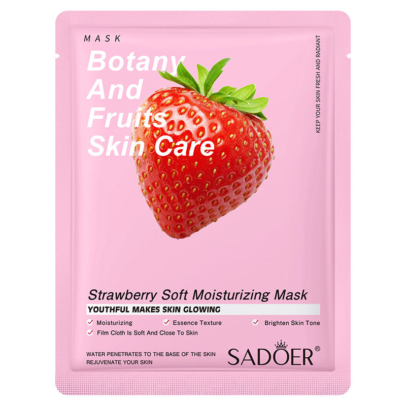 Fruit Mask SADOER Avocado Rose Hydrating Moisturizing Tablets Cross-border Foreign Trade Skincare Wholesale