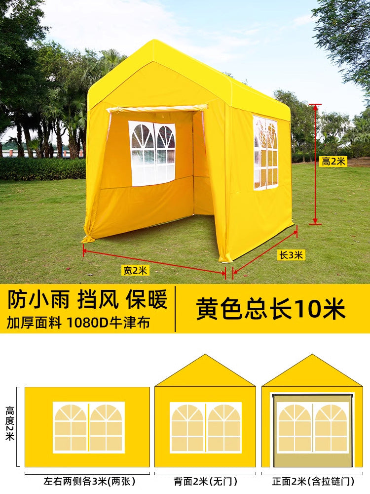 Camping Internet Celebrity Market Stall Tent Cover Thickened Windproof Rainproof Coldproof Outdoor Windproof Cloth Distribution and Dropshipping