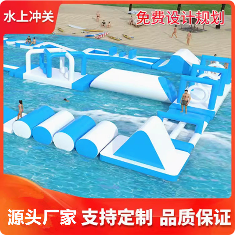 Water Park Obstacle Course Water Challenge Water Park Attractions for Adults and Children Water Park Amusement Park Manufacturer