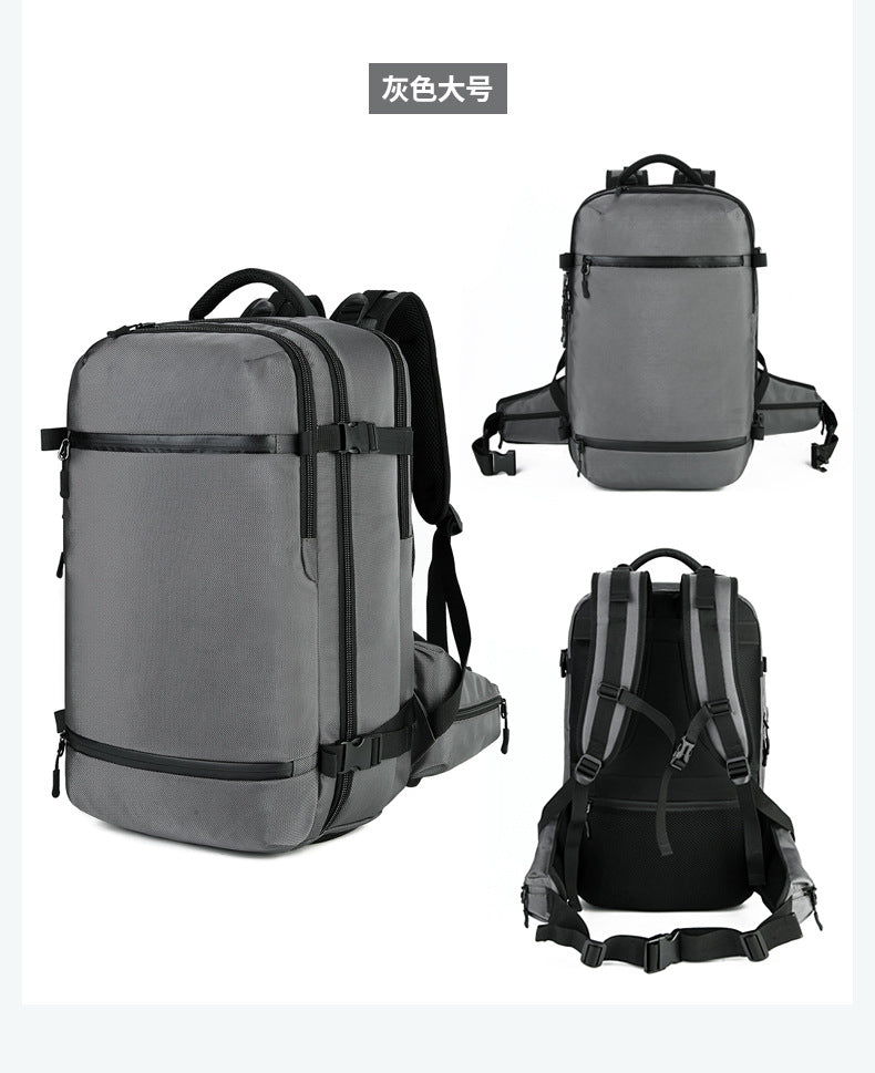 ozuko Men's Backpack Business Travel Computer Bag Outdoor Multifunctional Commuting Backpack Waterproof