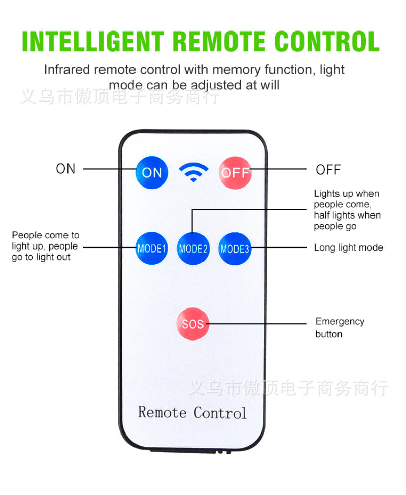 New Solar Split Light Human Body Sensing Wall Light56LED Garden Light Outdoor Waterproof Street Light Garden lamp