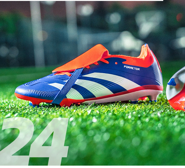 World Cup Football Shoes Men's New Style Grassland Competition AG Spike TF Broken Nails Adult Youth Student Sports Training