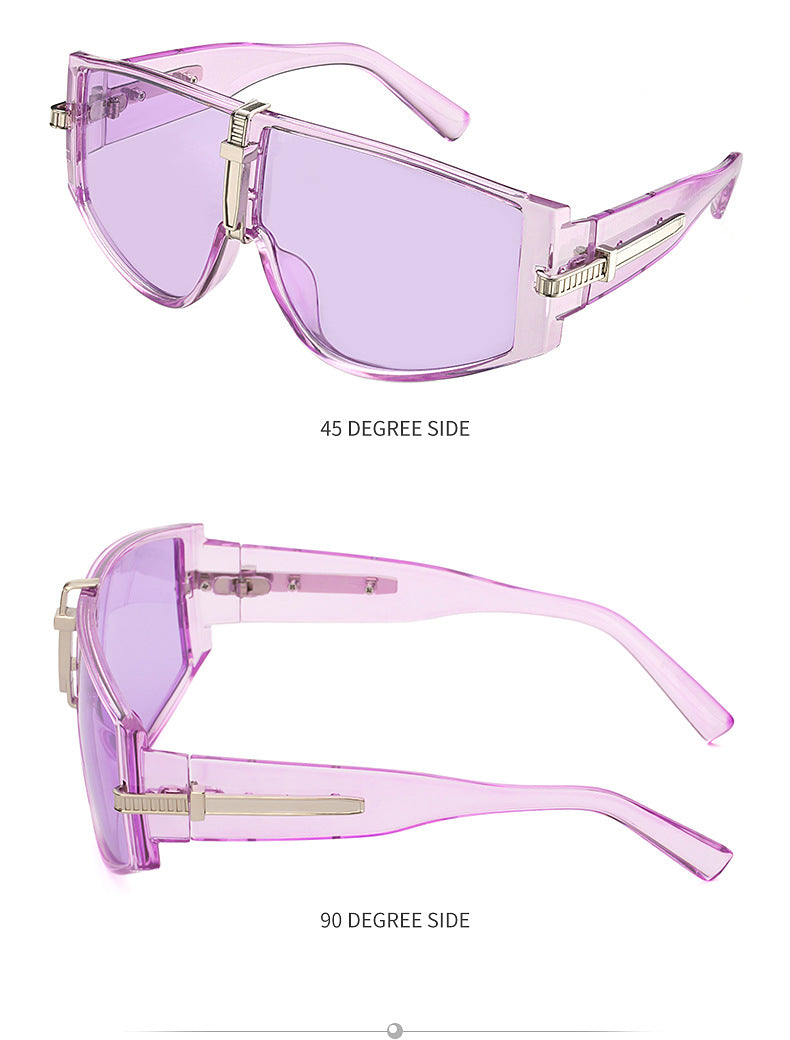 New Large Frame UV Protection Sunglasses for Women Fashionable Internet Celebrity Style Sunglasses Trendy Korean Version Glasses sunglasses
