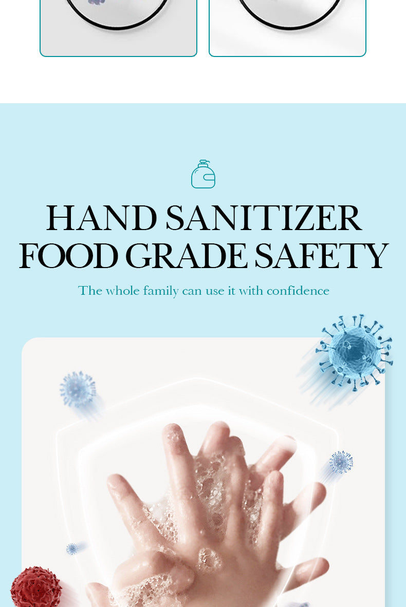 All English Hand Sanitizer500ml SADOER Foam Deep Cleansing Large Capacity  Foreign Trade Wholesale